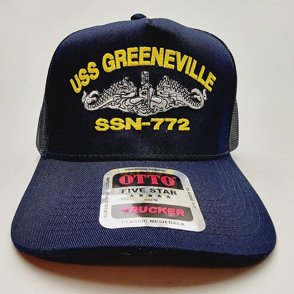 USS GREENEVILLE SSN-772 Hat Embroidered Baseball Hat